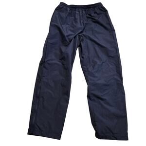 Vtg Ripon Jackets Men's Mesh Lined Rain Pants Navy Blue USA Sz L Gorpcore